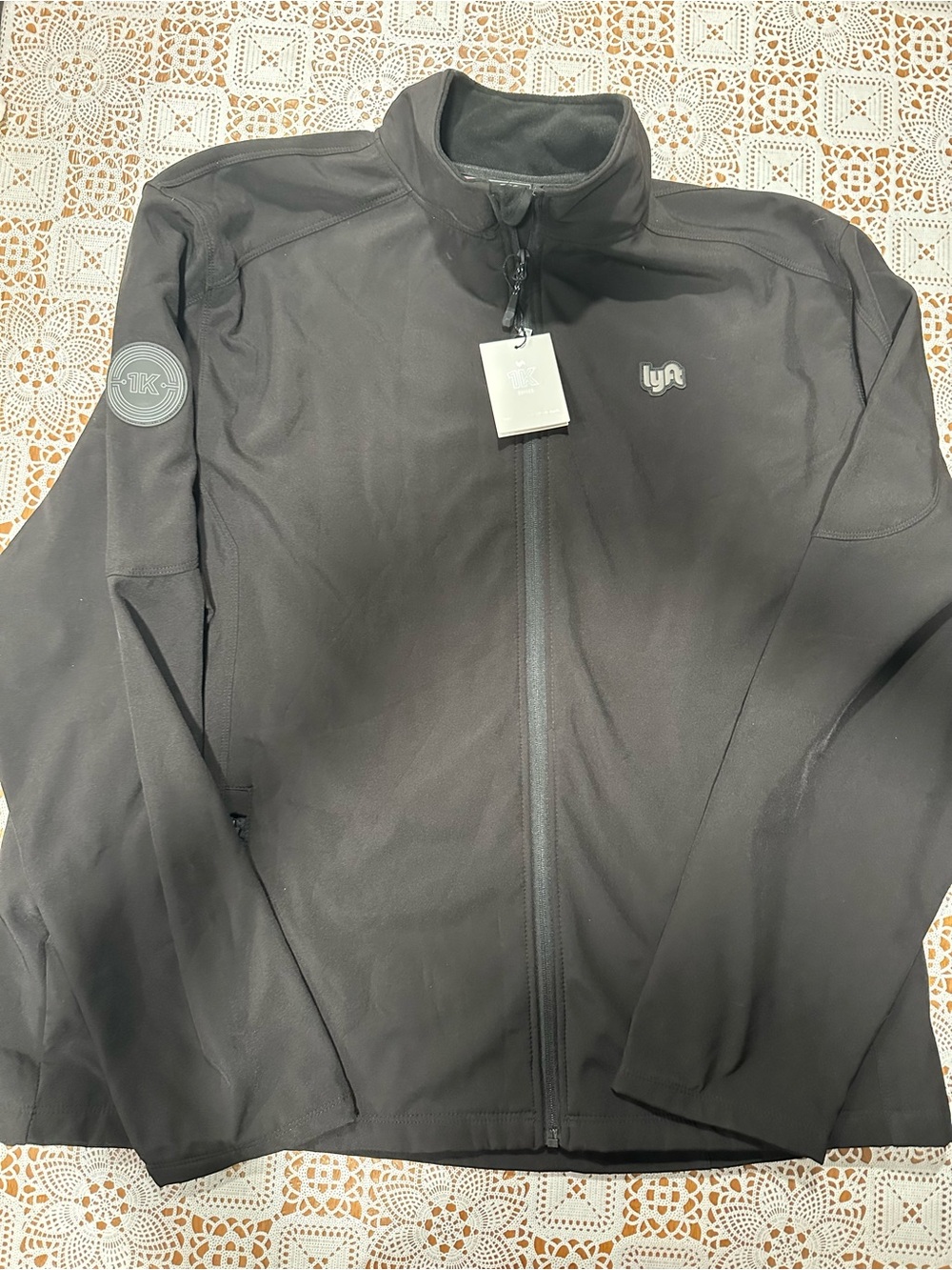 Lyft 1K Driver Jacket 4XL Black 1000 Ride Club Logo New With Tags